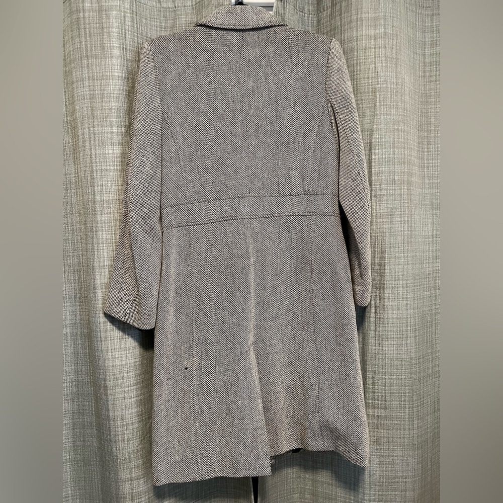 Merona Classic Gray Trench Coat - Picture 4 of 6